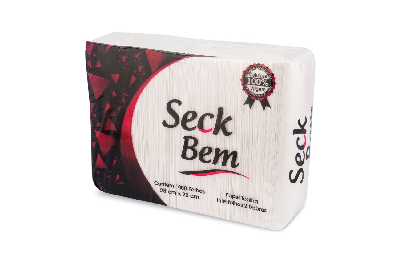 PAPEL TOALHA INTERFOLHADAS SECK BEM 02 DOBRAS