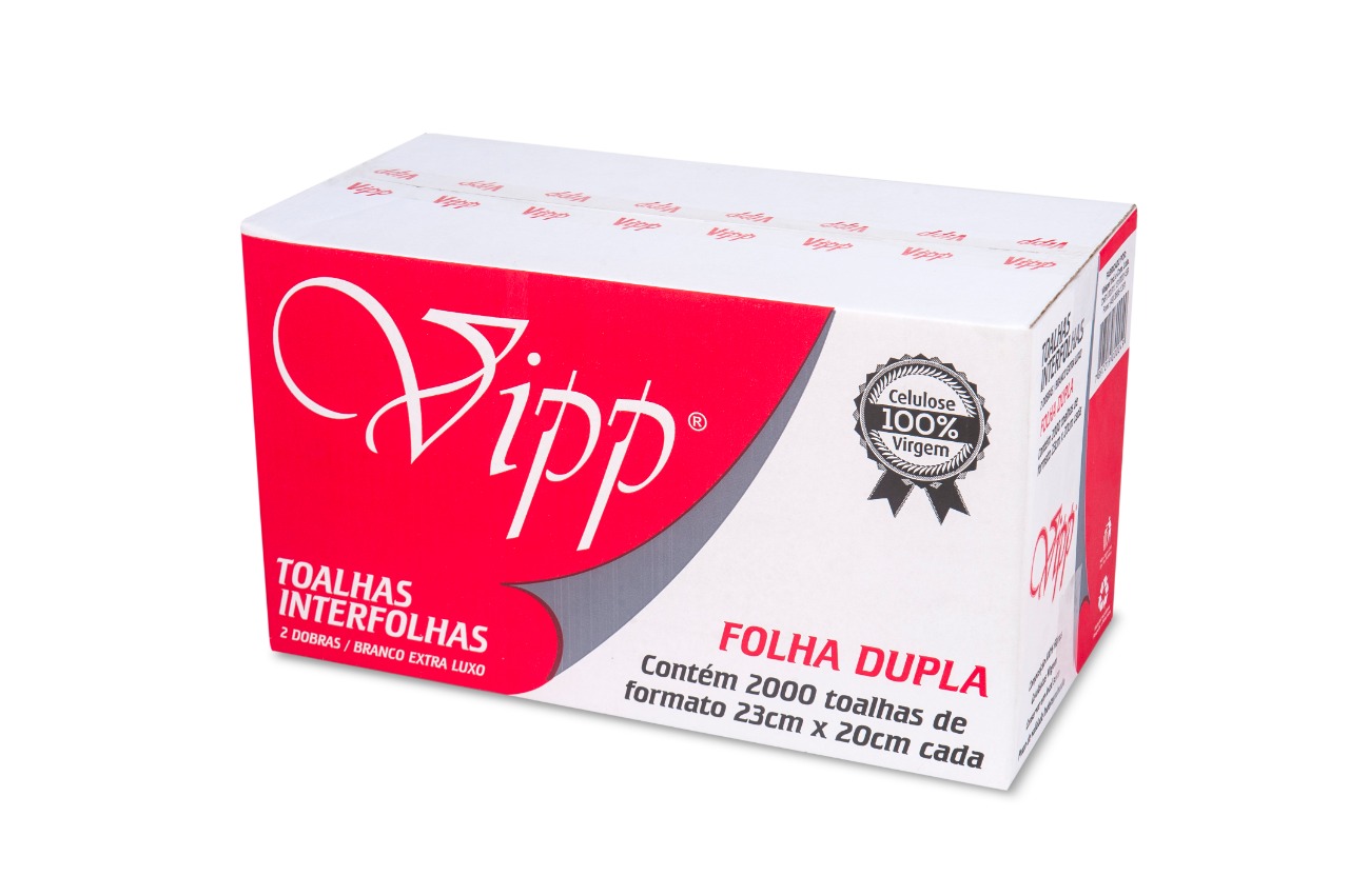 PAPEL TOALHA INTERFOLHADAS VIPP