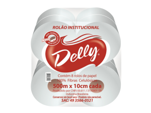 PAPEL HIGIÊNICO ROLÃO DELLY
