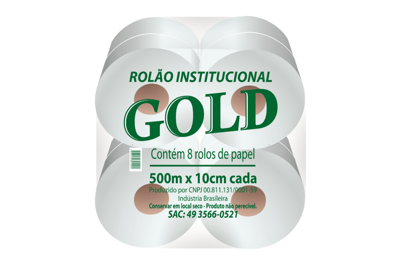PAPEL HIGIÊNICO ROLÃO GOLD