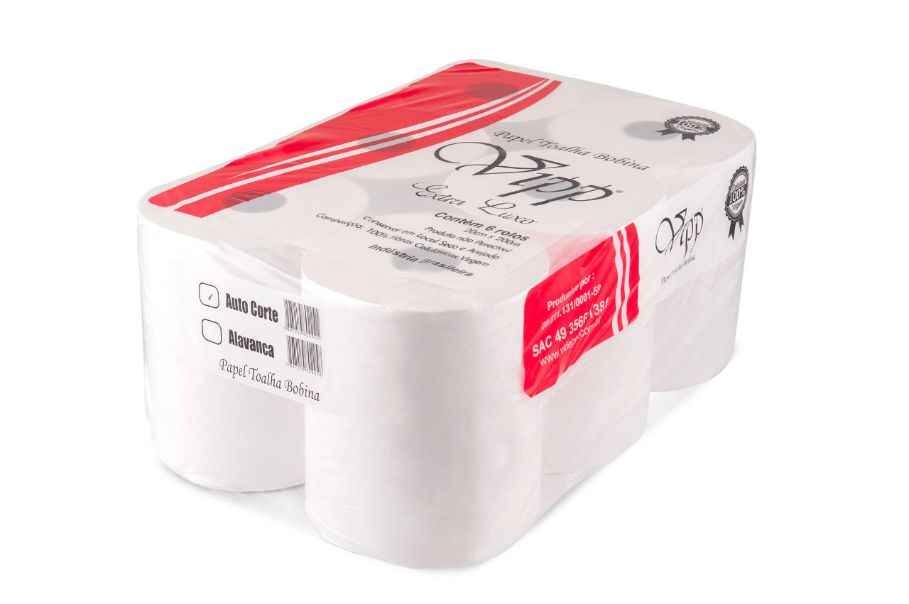 PAPEL TOALHA BOBINA VIPP
