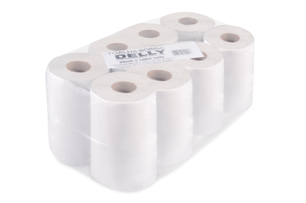PAPEL TOALHA BOBINA DELLY